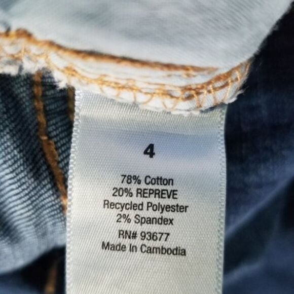 a n a Skinny Ankle Cropped Stretch Jeans Women's Size 4 - Picture 5 of 5